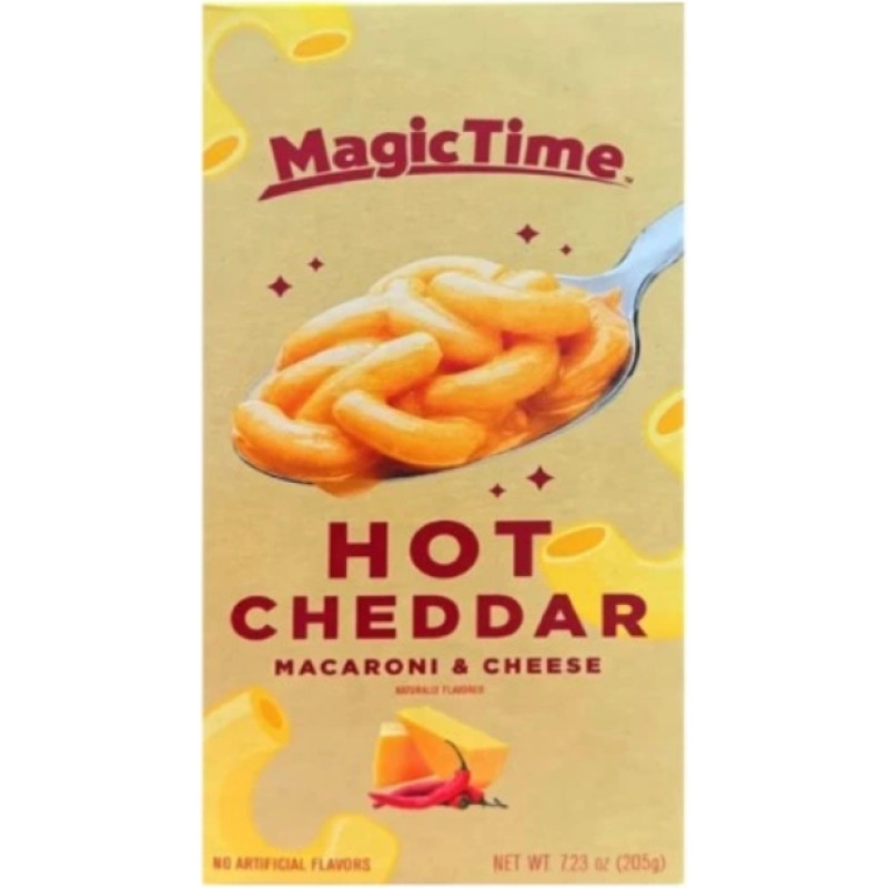 MAGIC TIME Hot Cheddar Mac'n'Cheese sagatave 205g