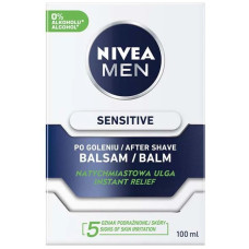 Nivea Men pēcskūšanās balzāms ar kumelīšu ekstraktu un vitamīnu E jutīgai ādai, 0% alkohols, 100m