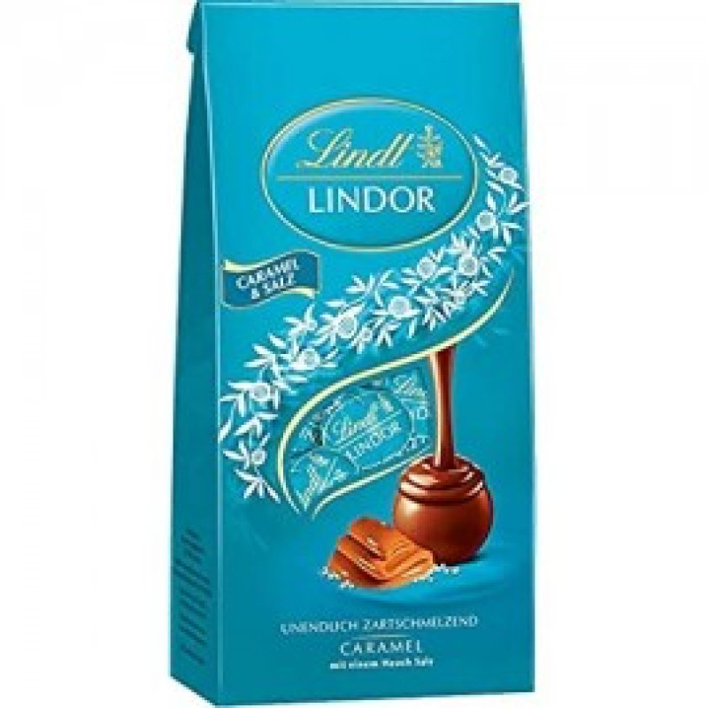 LINDT chocolates with salted caramel cream filling 137g