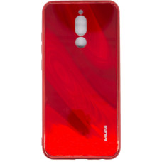 Evelatus Aizmugurējais vāciņš Evelatus Xiaomi Redmi 8 Water Ripple Full Color Electroplating Tempered Glass Case Red