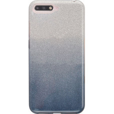 Ilike Aizmugurējais vāciņš iLike Huawei Y6 2018 Gradient Glitter 3in1 case Smoked