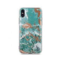 Ilike Aizmugurējais vāciņš iLike Apple iPhone X / iPhone XS Marmur case Green