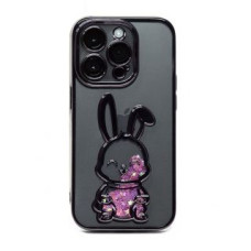 Ilike Aizmugurējais vāciņš iLike Apple iPhone 15 Pro Max Silicone Case Print Desire Rabbit Purple