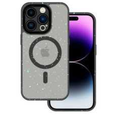 Ilike Aizmugurējais vāciņš iLike Apple IPHONE 12 PRO MAX  MAGNETIC SPLASH FROSTED CASE Transparent Black