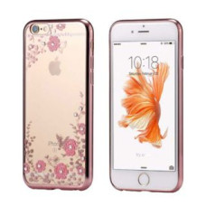 Ilike Aizmugurējais vāciņš iLike Xiaomi Xiaomi Redmi Note 8 / Redmi Note 8 2021 Back Case FLOWER Rose Gold