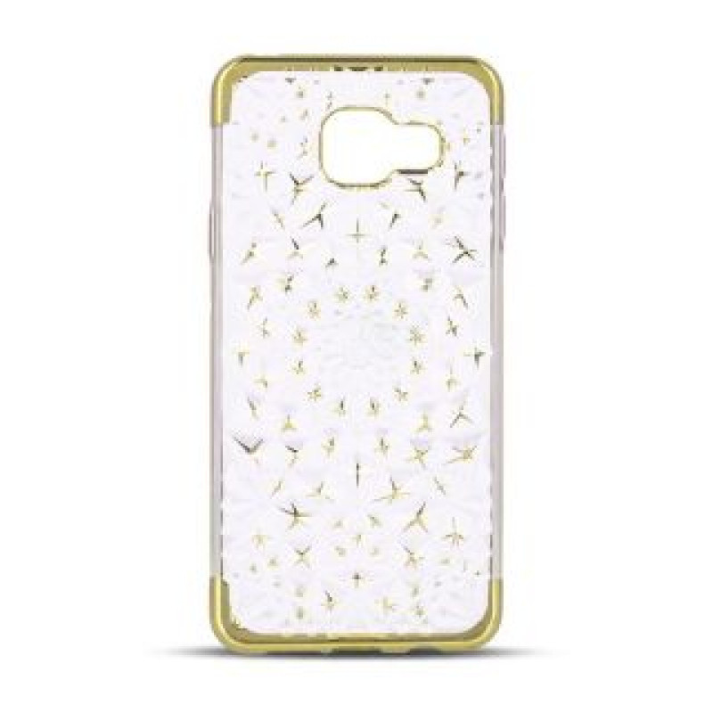 Greengo Aizmugurējais vāciņš GreenGo Samsung S7 Edge G935 TPU 3D Stars Gold