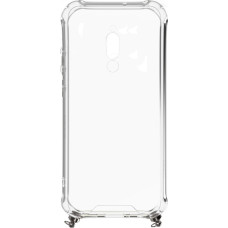 Evelatus Aizmugurējais vāciņš Evelatus Xiaomi Redmi 8 Silicone Transparent with Necklace TPU Strap Space Gray