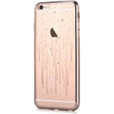 Devia Aizmugurējais vāciņš Devia Apple iPhone 7 Plus / 8 Plus Crystal Meteor soft case Champagne Gold