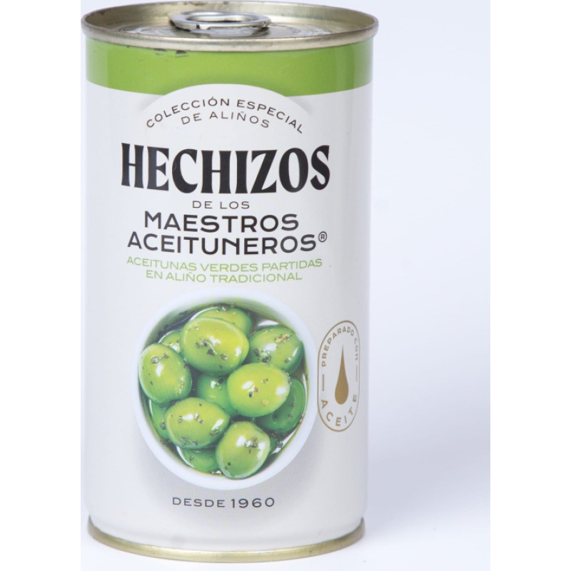 M. Aceit green olives pressed in traditional marinade 185g