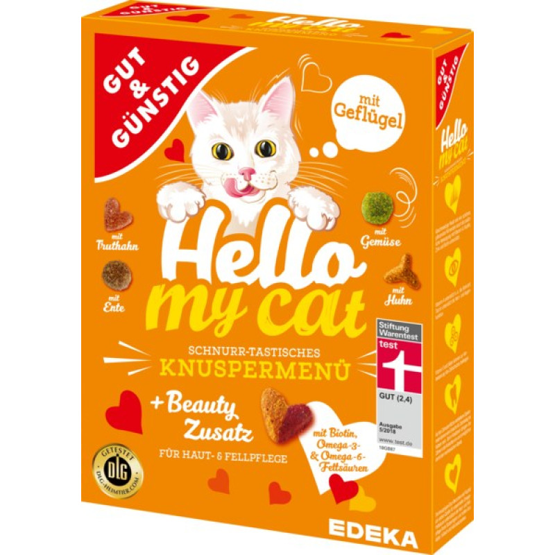 G&G Hello My Cat sausā barība kaķiem ar putna gaļu 1kg