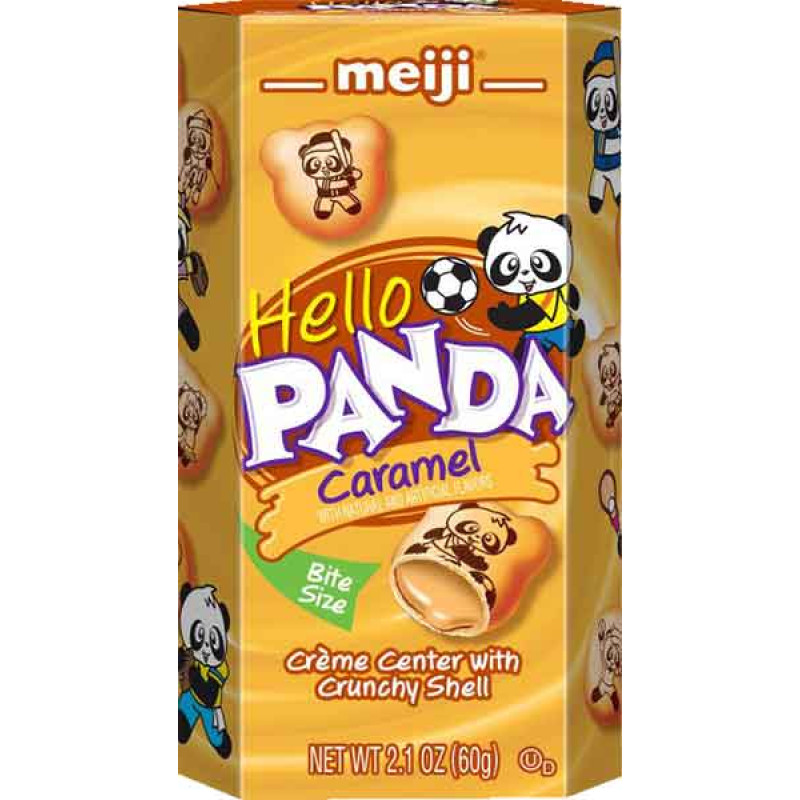 Hello Panda Caramel cepumi ar karameles garšas pildījumu 60g