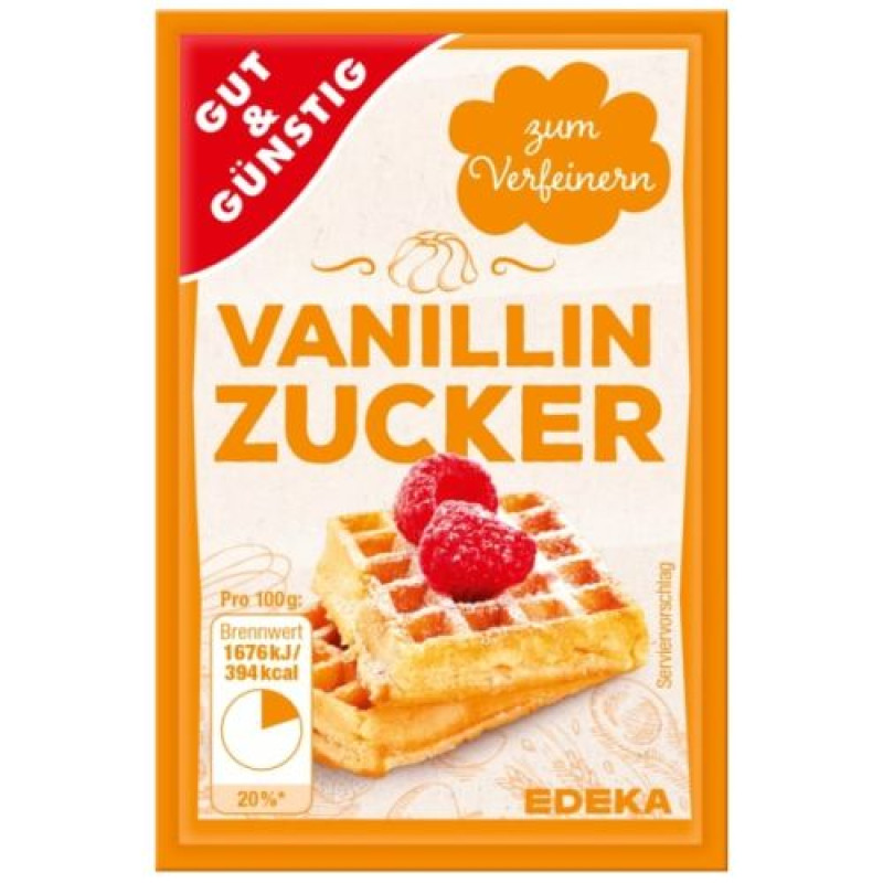 G&G Vanillin Zucker vanilīna cukurs 15x8g