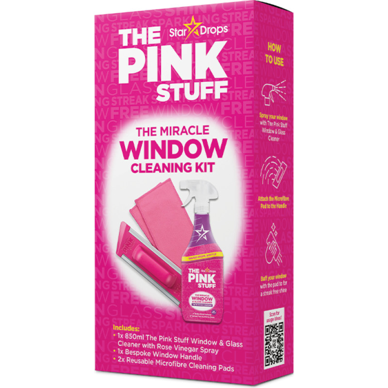 THE PINK STUFF window cleaning set 850ml