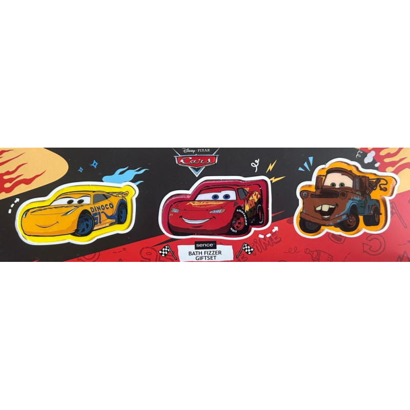 DISNEY Cars Winner's Circle vannas bumbu dāvanu komplekts 3x60g