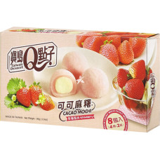 Q Brand Mico Mochi are strawberry flavor 80g