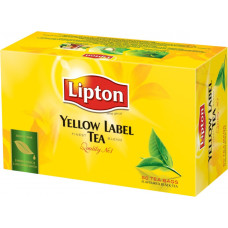 Lipton Yellow Label melnā lapu tēja 50x2g