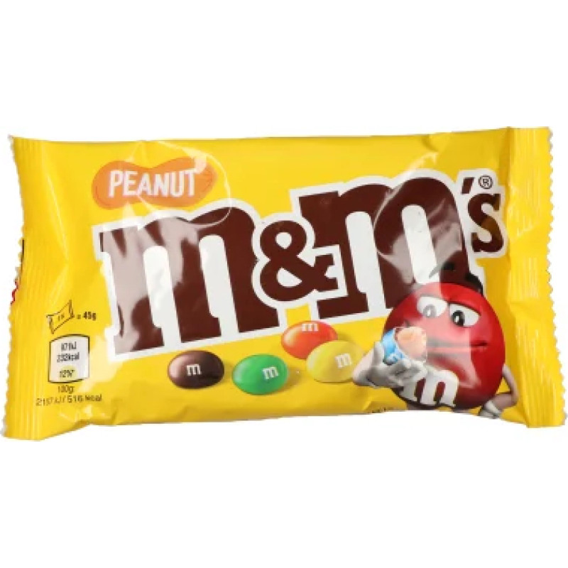 Драже шоколадные M&M's с арахисом 45г