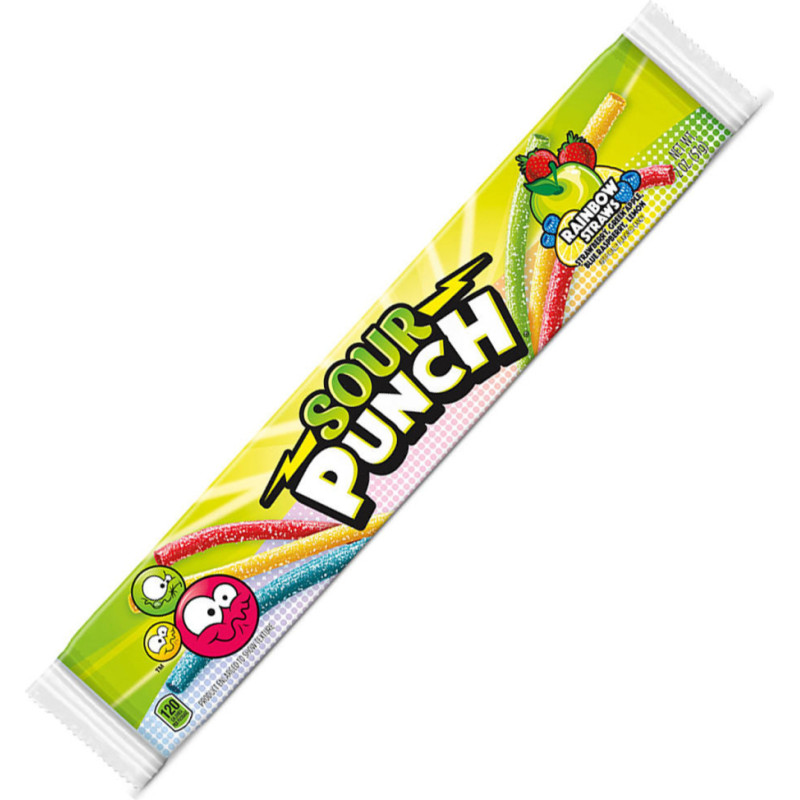 Sour Punch želejas konfektes ar augļu garšu 57g