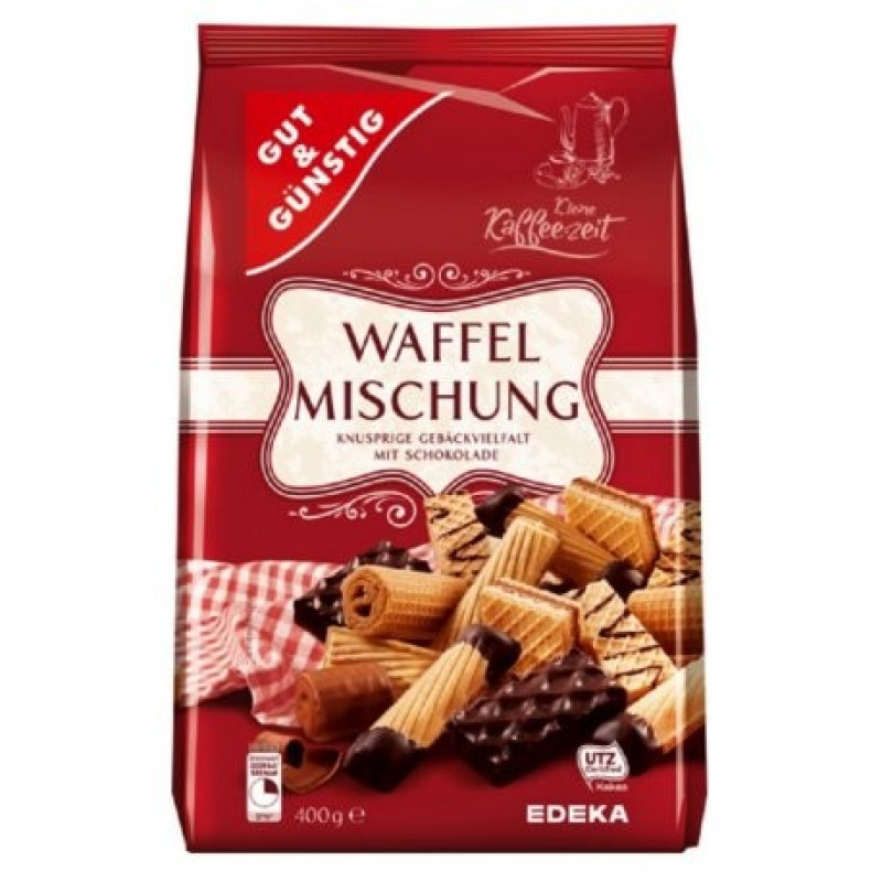 G&G Waffel Mischung vefeles 400g New