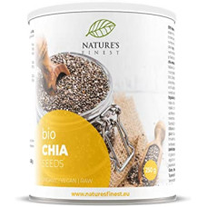 Nature's finest BIO Chia seeds, black. BIO melnās čia sēklas 250g