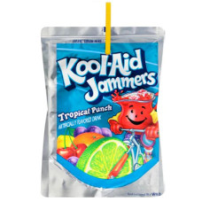 Kool Aid Jammers juice drink with tropical fruit flavor 177ml