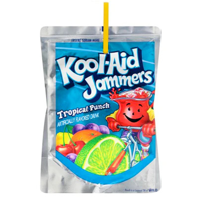 Kool Aid Jammers sulas dzēriens ar tropu augļu garšu 177ml