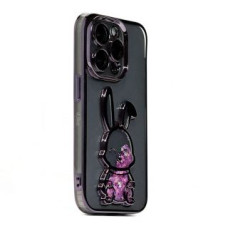 Ilike Aizmugurējais vāciņš iLike Apple iPhone 14 Pro Max Silicone Case Print Desire Rabbit Purple