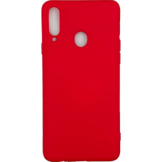 Evelatus Aizmugurējais vāciņš Evelatus Samsung Galaxy A20s Nano Silicone Case Soft Touch TPU Red