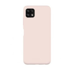 Evelatus Aizmugurējais vāciņš Evelatus Samsung Galaxy A22 5G Premium Soft Touch Silicone Case Pink Sand