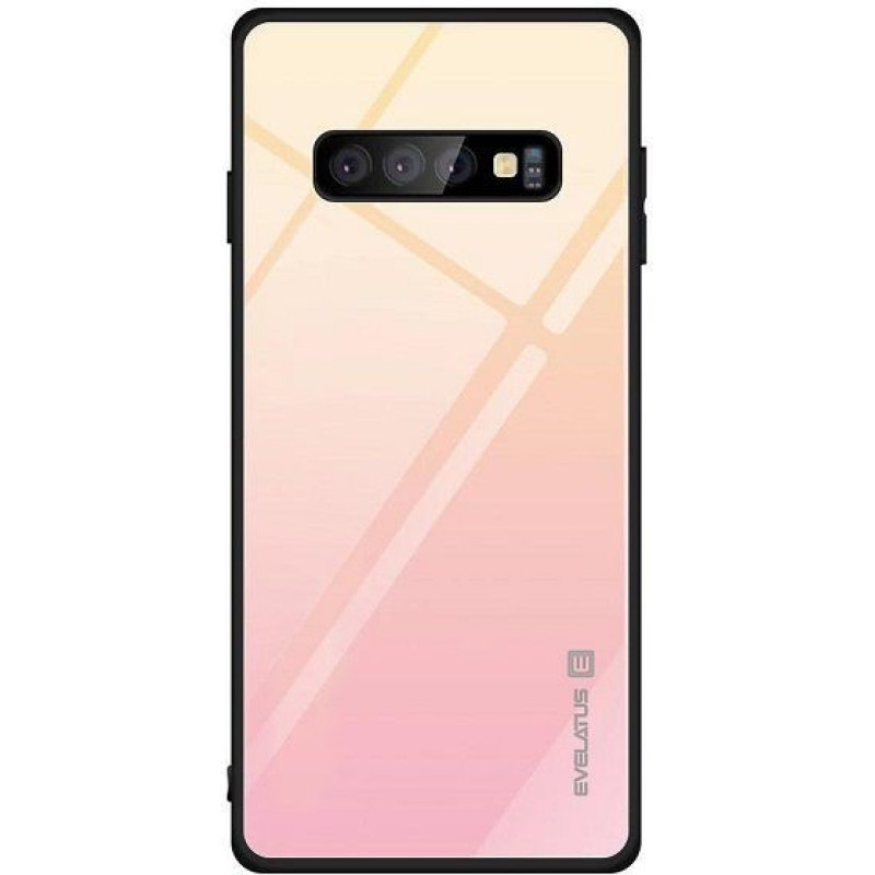 Evelatus Aizmugurējais vāciņš Evelatus Samsung A50 Gradient Glass Case 1 Mild Melon