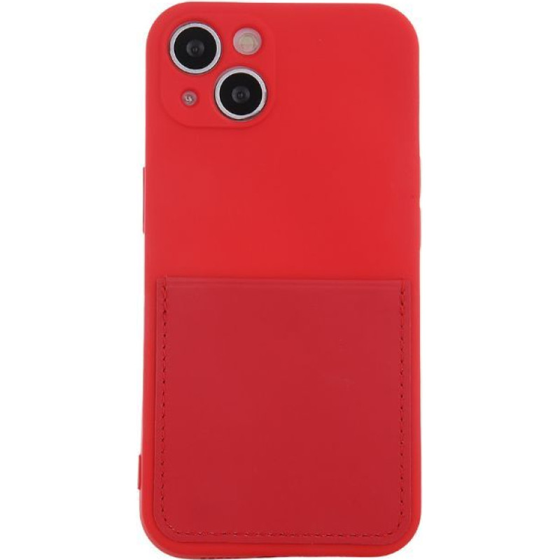 Ilike Aizmugurējais vāciņš iLike - Card Cover case for Samsung Galaxy A13 4G red