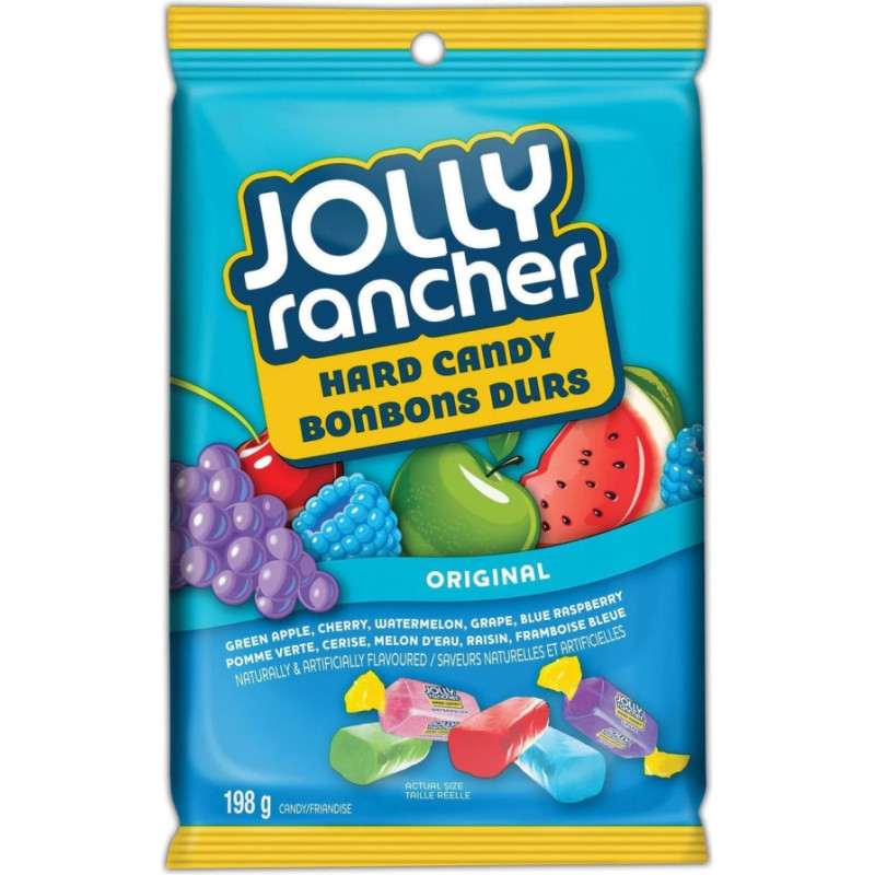 JOLLY RANCHER assorted flavors lollipops 198g