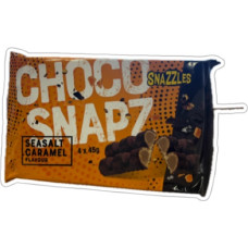 SNAZZLES Choco Snapz vafeles batoniņi ar sāļās karameles pildījumu 180g