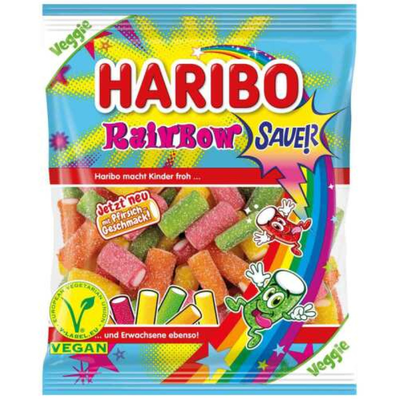 Haribo Rainbow Sauer želejas konfektes 160g