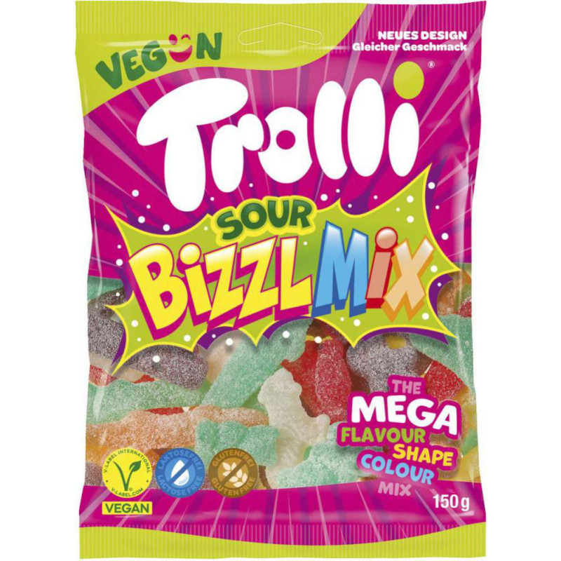 TROLLI Bizzl Mix Sour jelly candies 150g