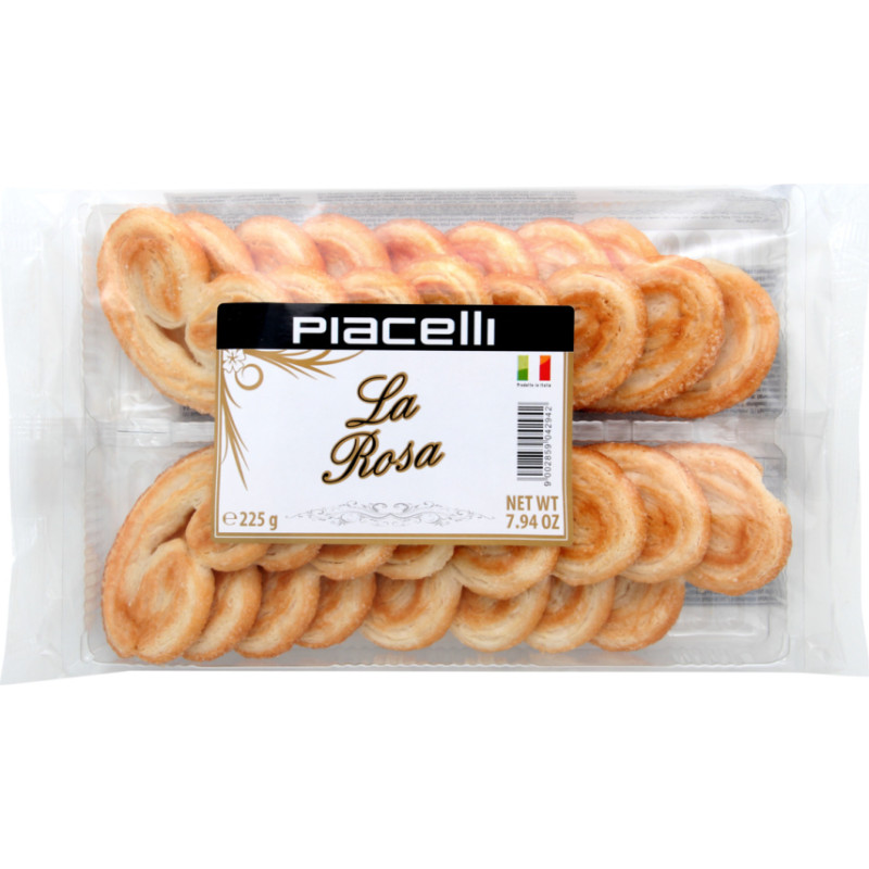 Piacelli Italian puff pastry cookies La Rosa 225g