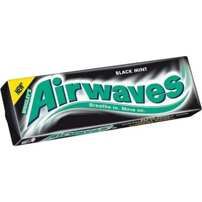 Airwaves Blackmint košļājamā gumija 14g