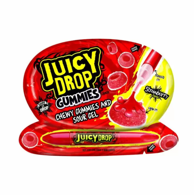 JUICY DROP Gummies кислые желейные конфеты 57 г