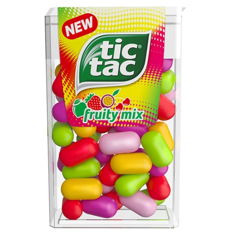 Драже Tic Tac с фруктовым вкусом 18 г