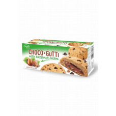 CHOCO GUTTI cepumi ar lazdu riekstu pildījumu 160g