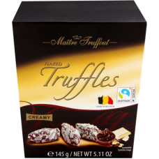 Maitre Truffout Truffles piena šokolādes konfektes ar balto šokolādi 145g