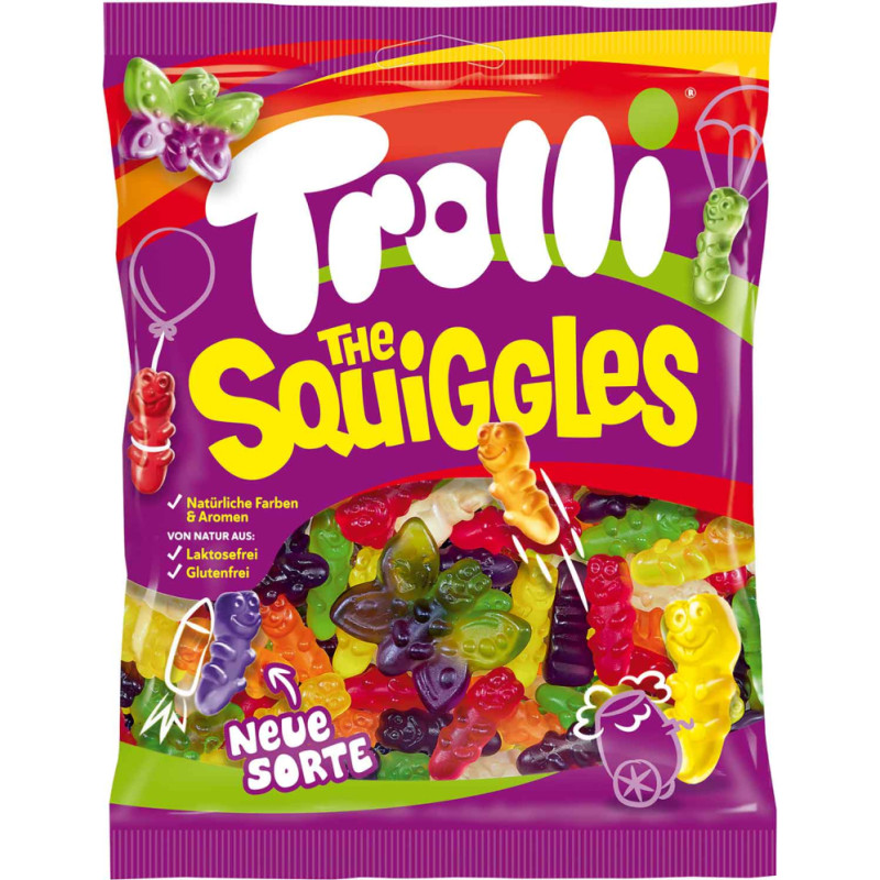 Trolli The Squiggles želejas konfektes 150g