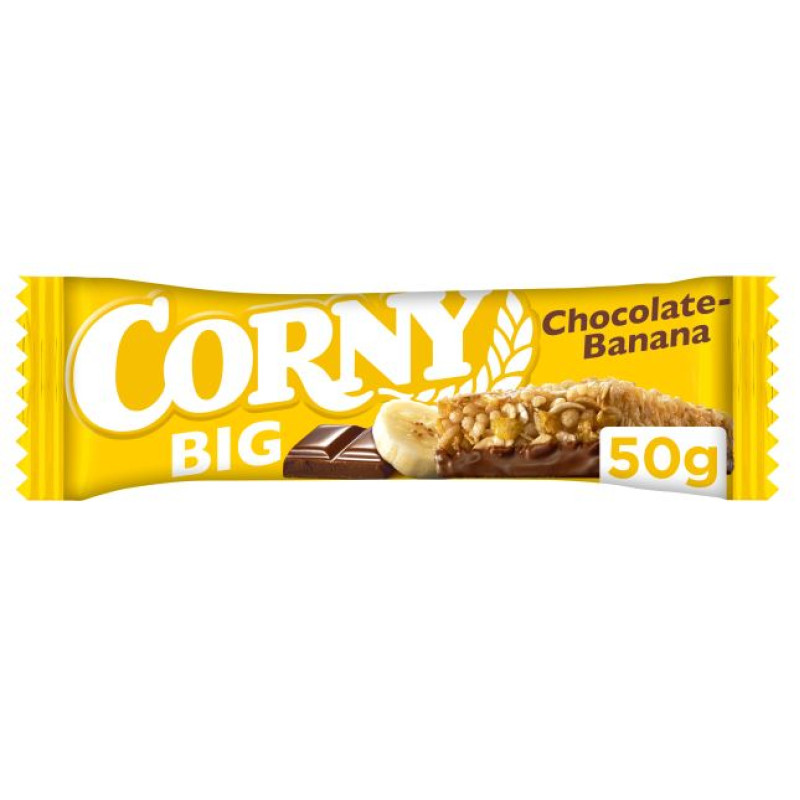 CORNY BIG šokolādes-banānu musli batoniņš 50g