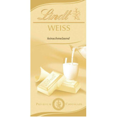 LINDT white chocolate bar 100g