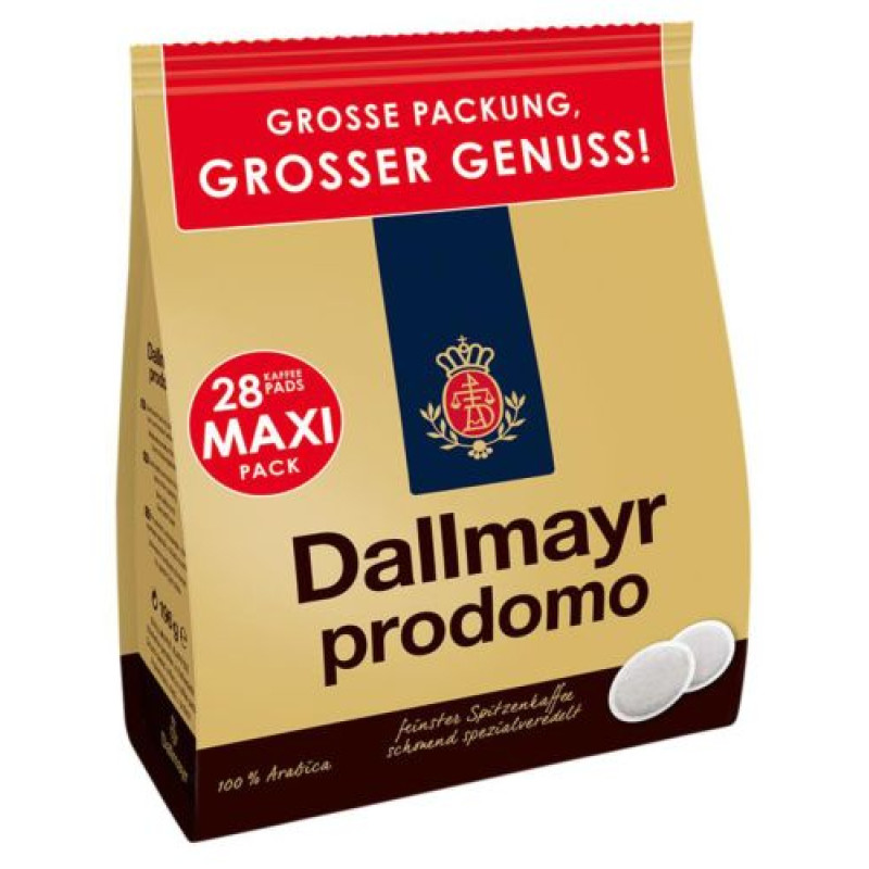 Dallmayr Prodomo Pads kafijas spilventiņi  x28 196g