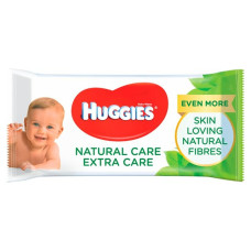 Huggies Extra Care mitrās salvetes x56