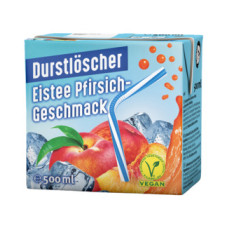 WeserGold iced tea with peach flavor 500ml