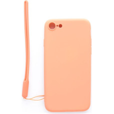 Evelatus Aizmugurējais vāciņš Evelatus Apple iPhone 7/8 Soft Touch Silicone Case with Strap Pink