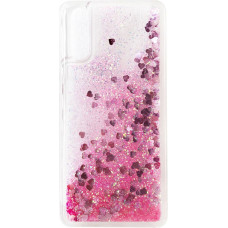 Evelatus Aizmugurējais vāciņš Evelatus Samsung A50 Shining Quicksand Case Pink