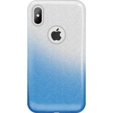 Greengo Aizmugurējais vāciņš GreenGo Apple iPhone X/Xs Gradient Glitter 3in1 Case Blue